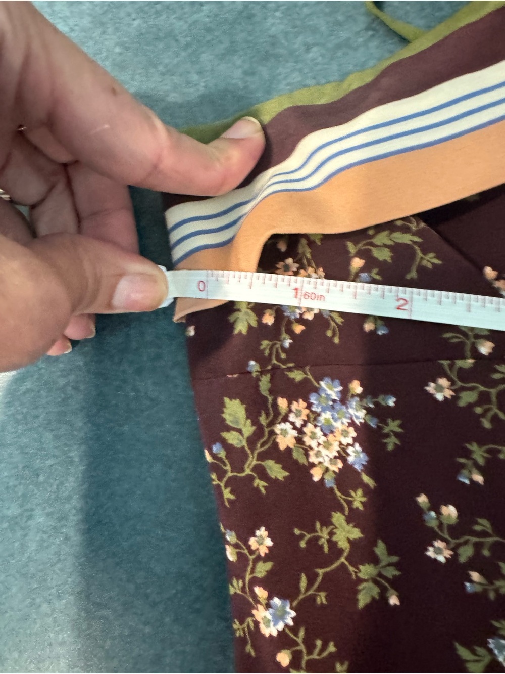 Veronica Beard Mixed-Print Slip Midi Dress in Brown, Olive & Cream - Picture 14 of 16